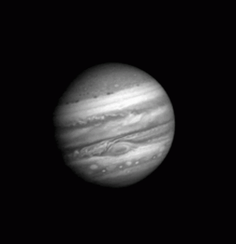 Black And White Jupiter GIF