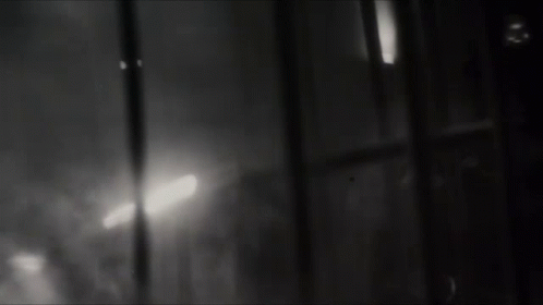 Black and White Light Beam Through Window