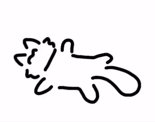 Black And White Lion Drawing GIF