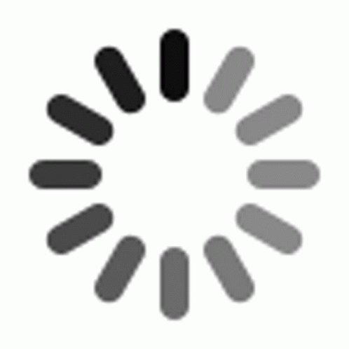 Black And White Loading Icon With Circle Of Dots GIF