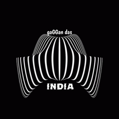 Black and White Logo Saying Gagan Das India