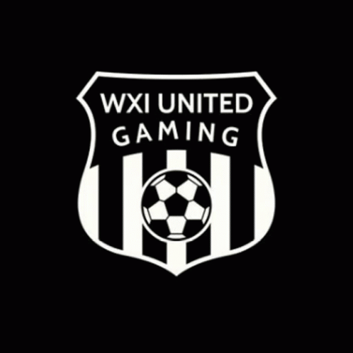 Black And White Logo With Soccer Ball GIF
