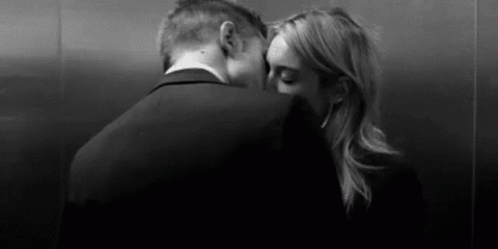 Black and White Man and Woman Kissing One Day Soon
