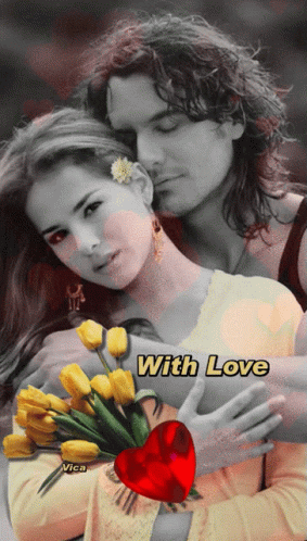 Black and White Man and Woman With Love