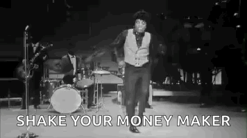 Black and White Man Dancing on Stage