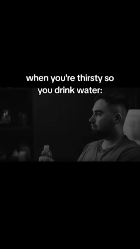 Black and White Man Drinking Water