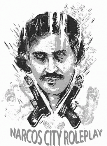 Black and White Man Holding Two Guns Narcos City Roleplay