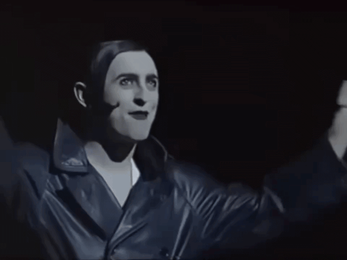 Black and White Man in Black Jacket
