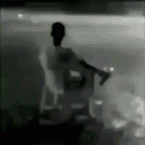 Black and White Man in Chair