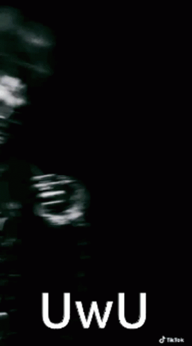 Black and White Man in Mask with Uwu