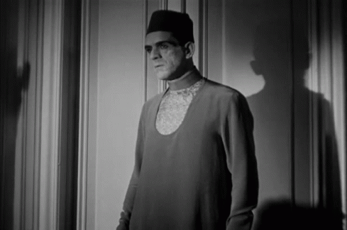 Black and White Man in Turban