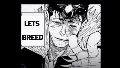 Black and White Man Lets Breed