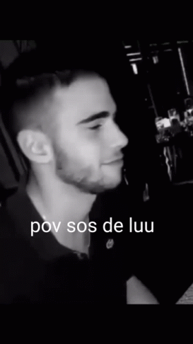 Black And White Man Pov Sos De Luu GIF