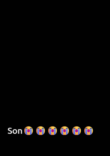 Black and White Man's Face Saying Son
