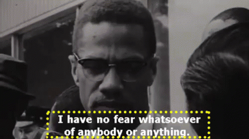 Black And White Man Saying I Have No Fear Whatsoever Of Anybody Or Anything GIF