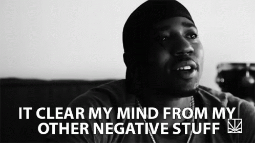 Black and White Man Saying It Clear My Mind