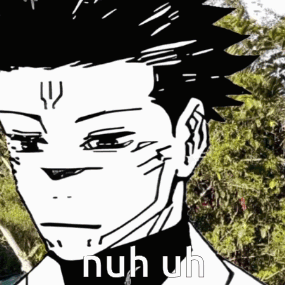 Black and White Man Saying Nuh Uh