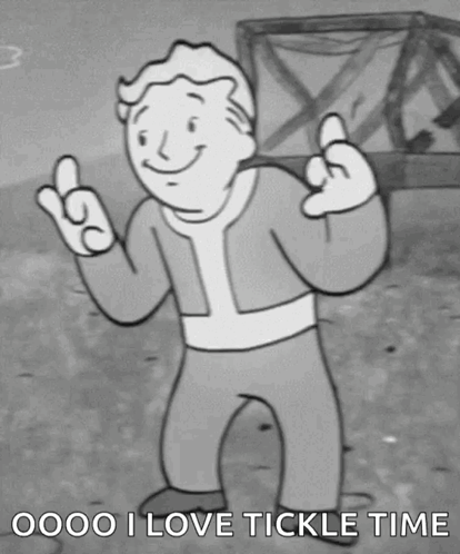 Black And White Man Saying Oooo I Love Tickle Time GIF