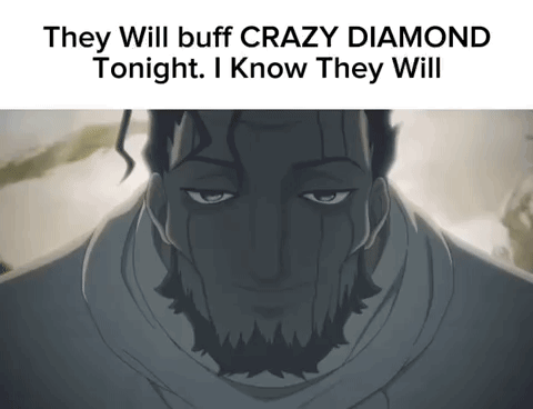 Black and White Man Saying They Will Buff Crazy Diamond Tonight I Know They Will