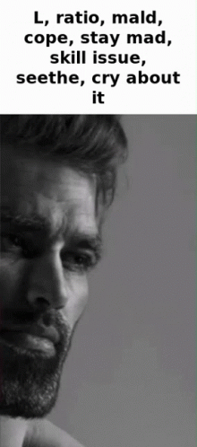 Black and White Man With Beard