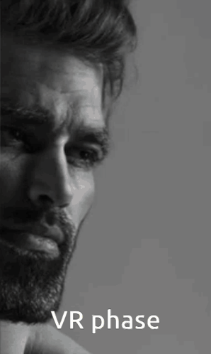 Black and White Man With Beard Vr Phase