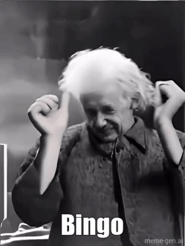 Black and White Man With Bingo