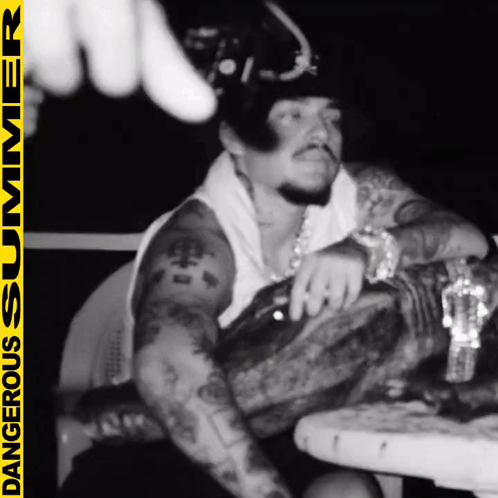 Black and White Man With Dangerous Summer