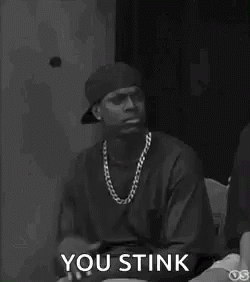 Black And White Man With Hat And Necklace GIF