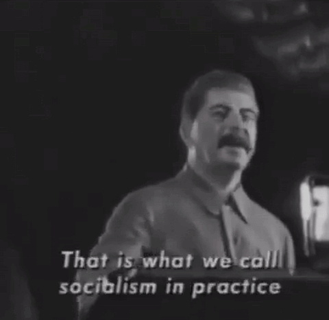 Black And White Man With Socialism In Practice GIF