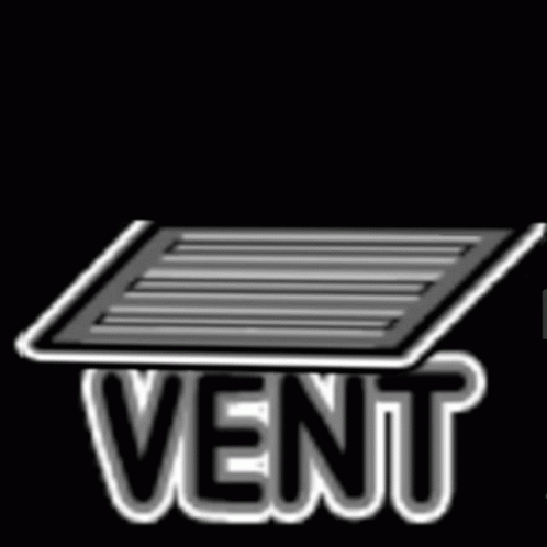 Black and White Man with Vent