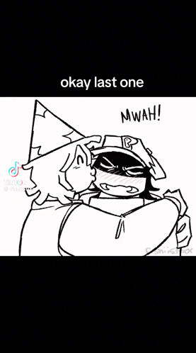 Black and White Men Kissing Okay Last One