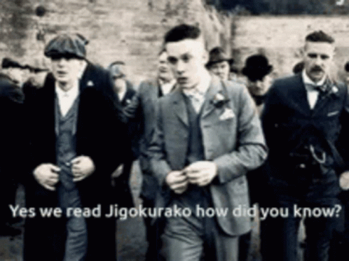 Black and White Men Yes We Read Jigokurako