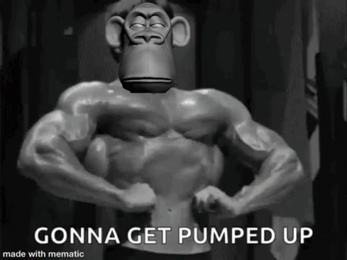 Black And White Monkey Gonna Get Pumped Up GIF