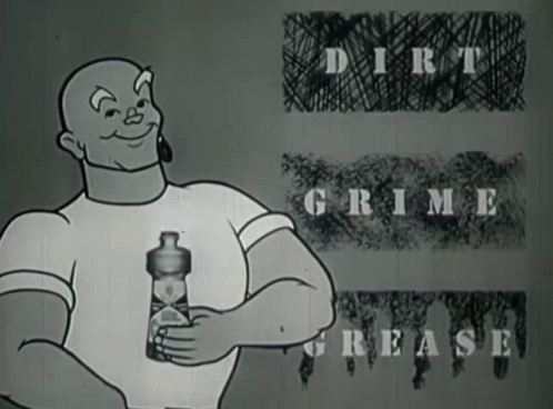 Black And White Mr Clean Meme GIF