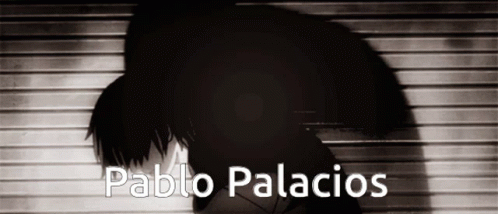 Black and White Pablo Palacios With Shadow