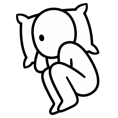 Black and White Person Lying on Bed