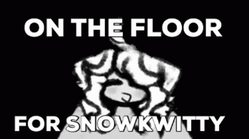 Black And White Person On The Floor For Snowkwitty GIF