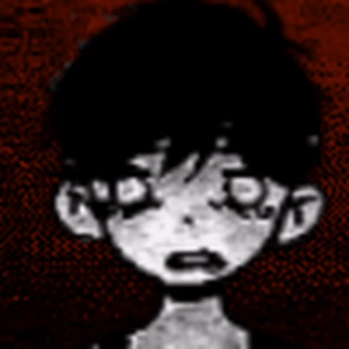 Black And White Person's Face GIF