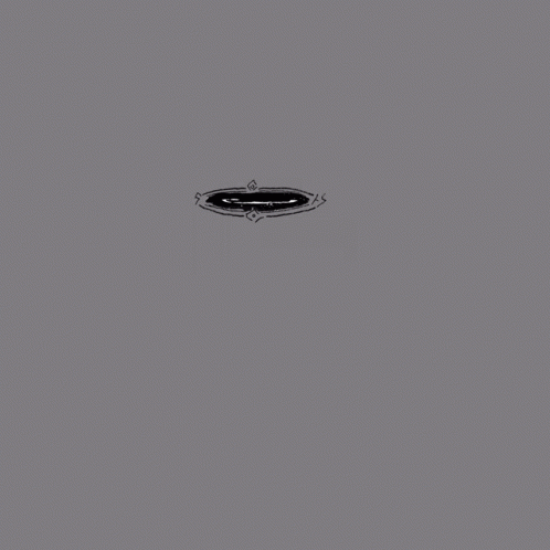 Black And White Person With Circle And Letter K GIF