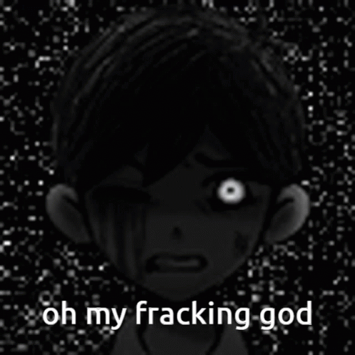 Black and White Person With Glowing Eyes