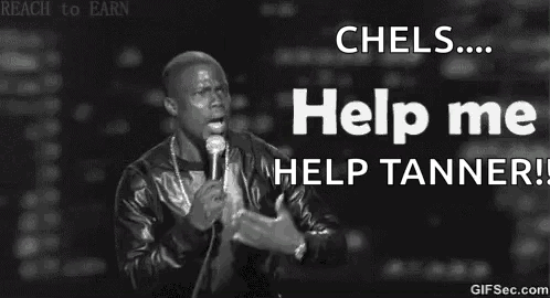 Black And White Photo Of Man Speaking Into Microphone Help Me Help Tanner GIF