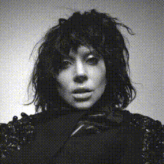 Black and White Photo of Woman With Messy Hair
