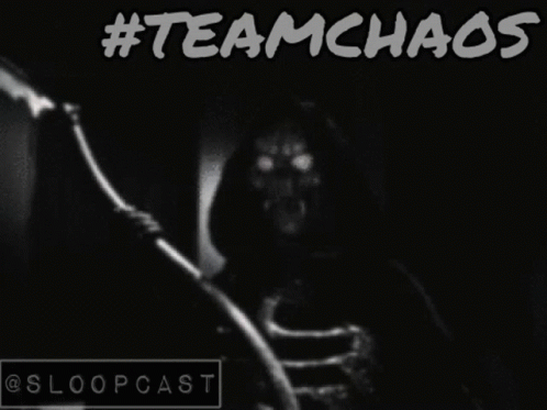 Black and White Photo Person Holding Stick #teamchaos
