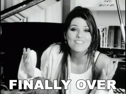 Black And White Photo Woman Finally Over GIF