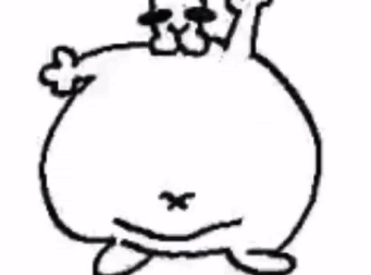 Black and White Piggy Bank With Hammer