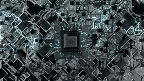 Black And White Pile Of Puzzle Pieces GIF