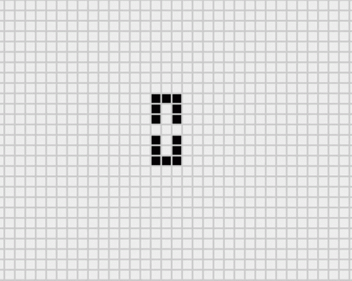 Black and White Pixel Art Skull and Crossbones