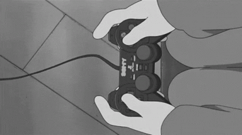 Black And White Play Station Control GIF