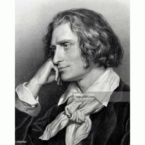 Black and White Portrait of Man with Long Hair