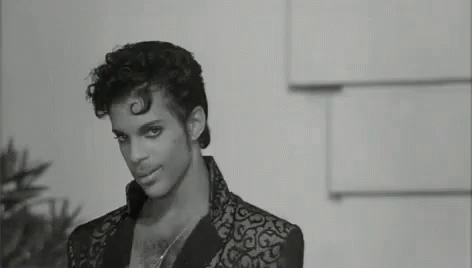Black and White Prince in Suit and Necklace